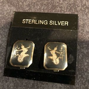 Vintage sterling earrings